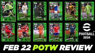 POTW FEB '22 REVIEW - Van Dijk, Odegaard, David BOOSTERS! | eFootball 2024 v3.3.1