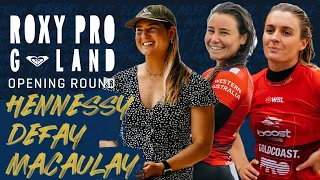 B. Hennessy, J. Defay, B. Macaulay | ROXY Pro G-Land - Opening Round Heat Replay