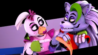 Roxy and Chica want Pizza (FNaF Security Breach animation)