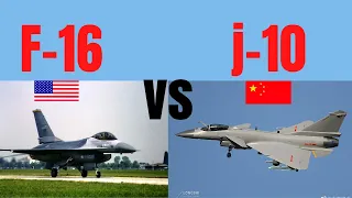 Comparison video of F-16 fighting falcon Vs Chengdu J-10.