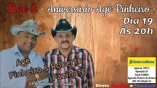 Live 2 - Aniversário Agê Pinheiro e Roberto Pazinato