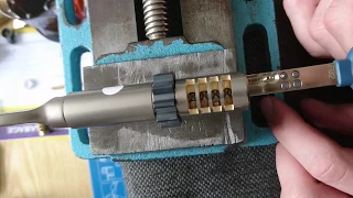 Cutaway lock with Rotor pick!