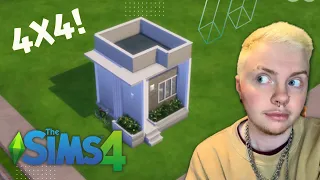 Creating a 4x4 Tiny House! | Sims 4 | Challenge