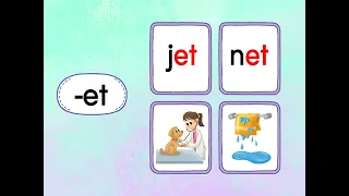 School Phonics 2 Unit 3 Word Chant - et ed en