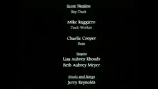 The ugly duckling’s Christmas wish credits (1996)