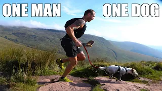 I tried to run a marathon over a mountain....with my little dog