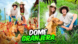 UN DIA SIENDO GRANJERA??? | Domelipa Ft lagranjadelborrego (Parte 1)