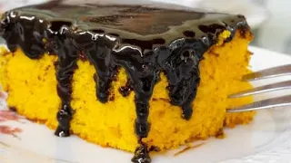 O MELHOR BOLO DE CENOURA COM COBERTURA DE CHOCOLATE QUE VOCÊ VERÁ HOJE