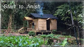 200 Day of Bushwalking,Building Off-Grid Cabin,Growing Vegetables for Sale,Doing hydroelectric power