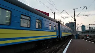 🇺🇦 4K UltraHD Електровоз ЧС4-210 з поїздом REx 772 "Подільський Експрес" Хмельницький-Київ