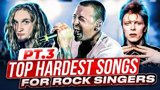 TOP 10 most difficult SONGS for a rock Singer and Musician, part 3