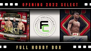 Opening My First 2022 Select UFC Hobby Box - 2 Big Autos!