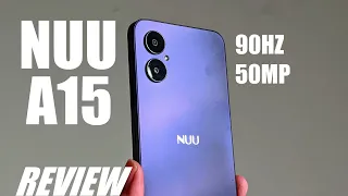 REVIEW: Nuu A15 - Stylish Budget Android Smartphone? 50MP Camera, 90Hz Display