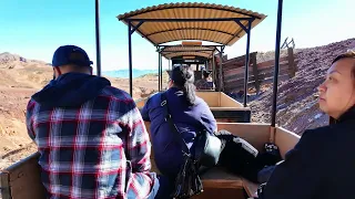 Having a spooky time at Calico ghost town