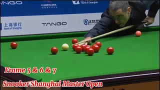Snooker Shanghai Master Open Ronnie O’Sullivan VS Luca Brecel ( Frame 5 & 6 & 7 )