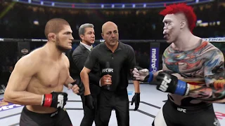 Khabib vs. Fester Zombie - EA Sports UFC 2 - Eagle Fights 🦅