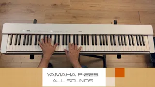 Yamaha P-225 - All Sounds
