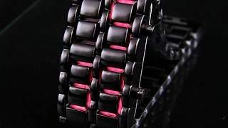 Часы светодиодные Железный Самурай - Iron Samurai LED watch из Китая