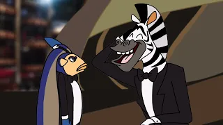 Will Smith Fish Slaps Chris Rock Zebra (Animated In Color!)