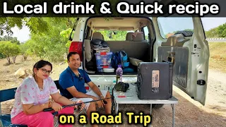 Local drink and quick recipe on a Road Trip | Parambikulam to Bengaluru by Road