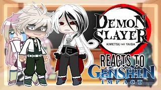 Hashira react to Arlecchino as New Uppermoon || Demon Slayer x Genshin || Gacha Club