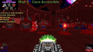 Doom 2 Crate Expectations Map 9 : Caco Accessible ( Ultra Violence 100% )