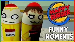 MCDONALD'S SIMULATOR - Citizen Burger Disorder w/ Friends! (Happy Burger Funny Moments)