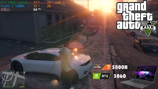 Grand Theft Auto V : Very High 1080p : Lenovo Legion 5 (2021) RTX 3060