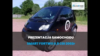 Smart Fortwo 0.8 CDI 2002r -AutoStein Prezentacja samochodu