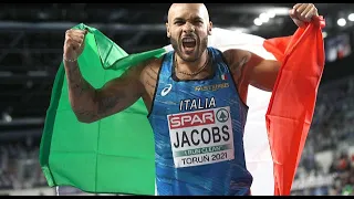 Marcell Jacobs 9.84 RECORD europeo e italiano 100m Tokyo 2020