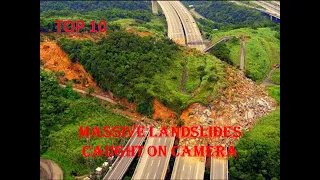 Top 10 Massive Landslides Caught On Camera| Top 10| Landslides| Natural disaster