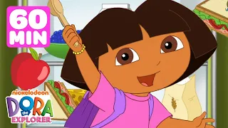 Dora's Yummy Food Marathon! 🍎 1 Hour of Dora the Explorer | Dora & Friends