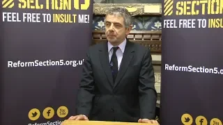 In full: Rowan Atkinson on free speech