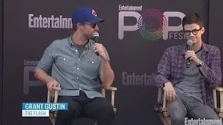 The Flash, Arrow, Supergirl, Legends CW Epic 4-Way Superhero Crossover Panel Interview EW PopFest