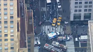 Extra Time: Out of control car injures 10 pedestrians in Manhattan crash