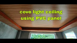 Paano gumawa ng cove light ceiling gamit Ang PVC panel