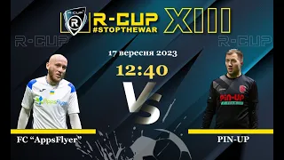 FC “AppsFlyer” 4-4 PIN-UP R-CUP XIII #STOPTHEWAR (Регулярний футбольний турнір в м. Києві)
