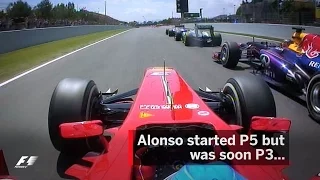 Alonso Wins In Spain After Epic Start | 2013 Spanish Grand Prix