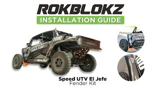 2023+ Speed UTV El Jefe: How to install the Rokblokz Fender Extension kit