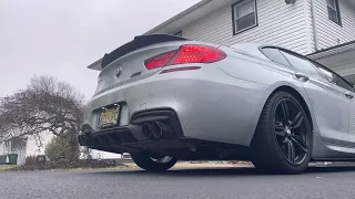 BMW 640i Cold Start (Downpipe + X-Pipe + Muffler Delete)