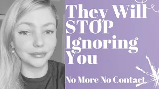 Make Your Specific Person Stop Ignoring You! | No More Ghosting And No Contact