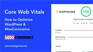Core Web Vitals and FAST WordPress/WooCommerce - 95+ Google Pagespeed Insights Score!
