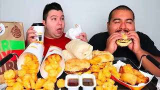 Orlin's First Time Trying Burger King • MUKBANG