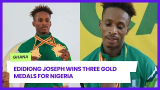 ALL AFRICA GAMES 2023-EDIDIONG JOSEPH UMOAFIA WINS THREE GOLD MEDALS FOR NIGERIA IN WEIGHTLIFTING