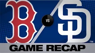 Machado sets Padres' record in 3-run 1st | Red Sox-Padres Game Highlights 8/25/19