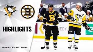 Penguins @ Bruins 1/26/21 | NHL Highlights