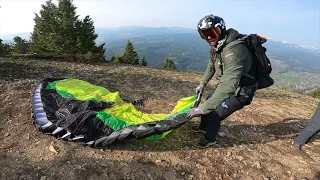 Speedflying and Paragliding around Montana!