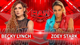 WWE 2K23 - Becky Lynch Vs Zoey Stark | WWE Raw