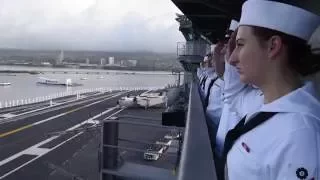 USS John C. Stennis Arrives in Hawaii for 75th Anniversary of Attack on Pearl Harbor and Oahu