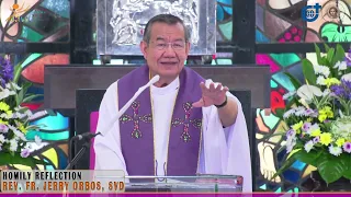 𝗟𝗜𝗩𝗘 𝗮 𝗣𝗘𝗔𝗖𝗘𝗙𝗨𝗟 𝗟𝗜𝗙𝗘 | Homily 4 Dec 2022 with Fr. Jerry Orbos, SVD on the 2nd Sunday of Advent